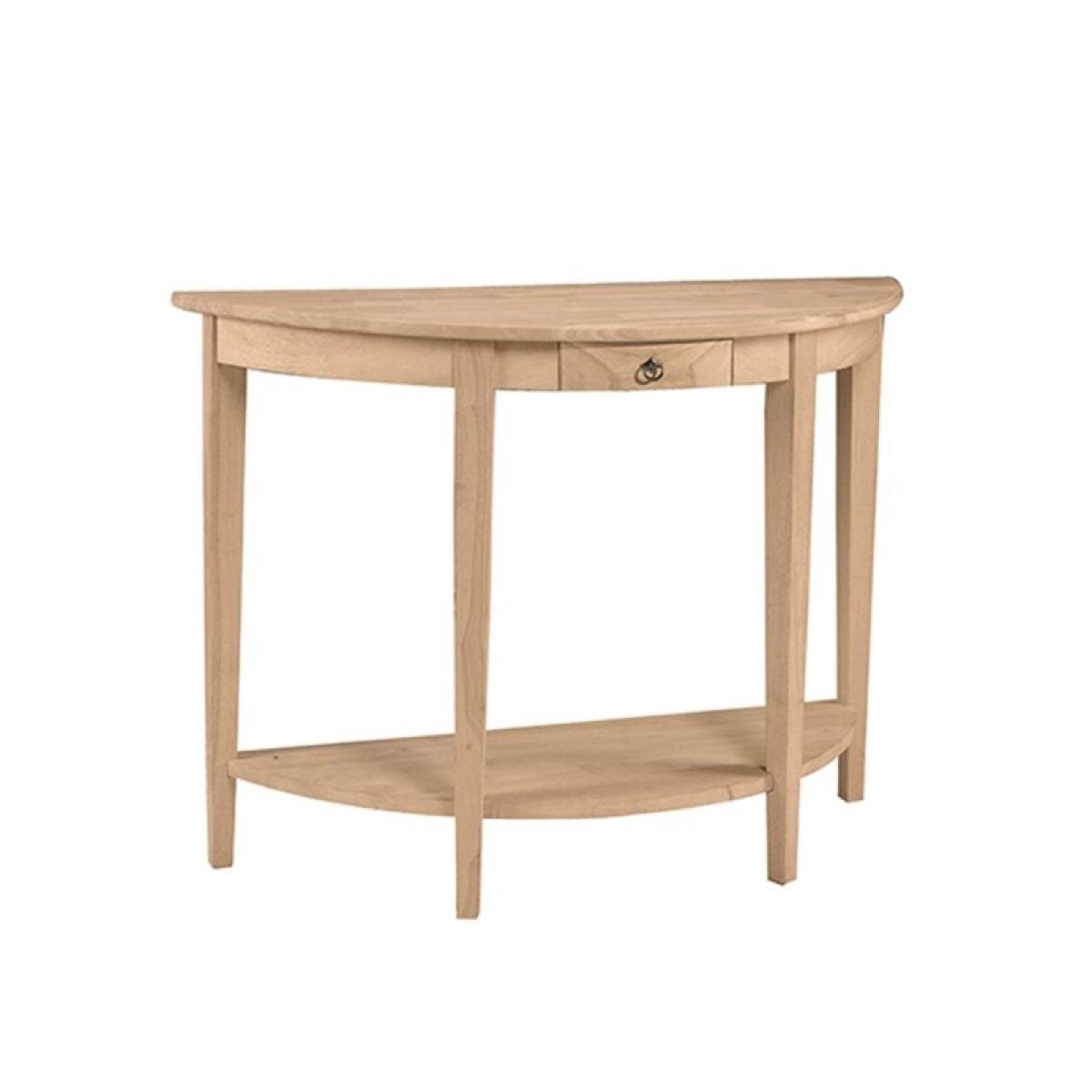 5fde77fd8283b550b8554aa18018de3c Half Moon Console Table - Image 1