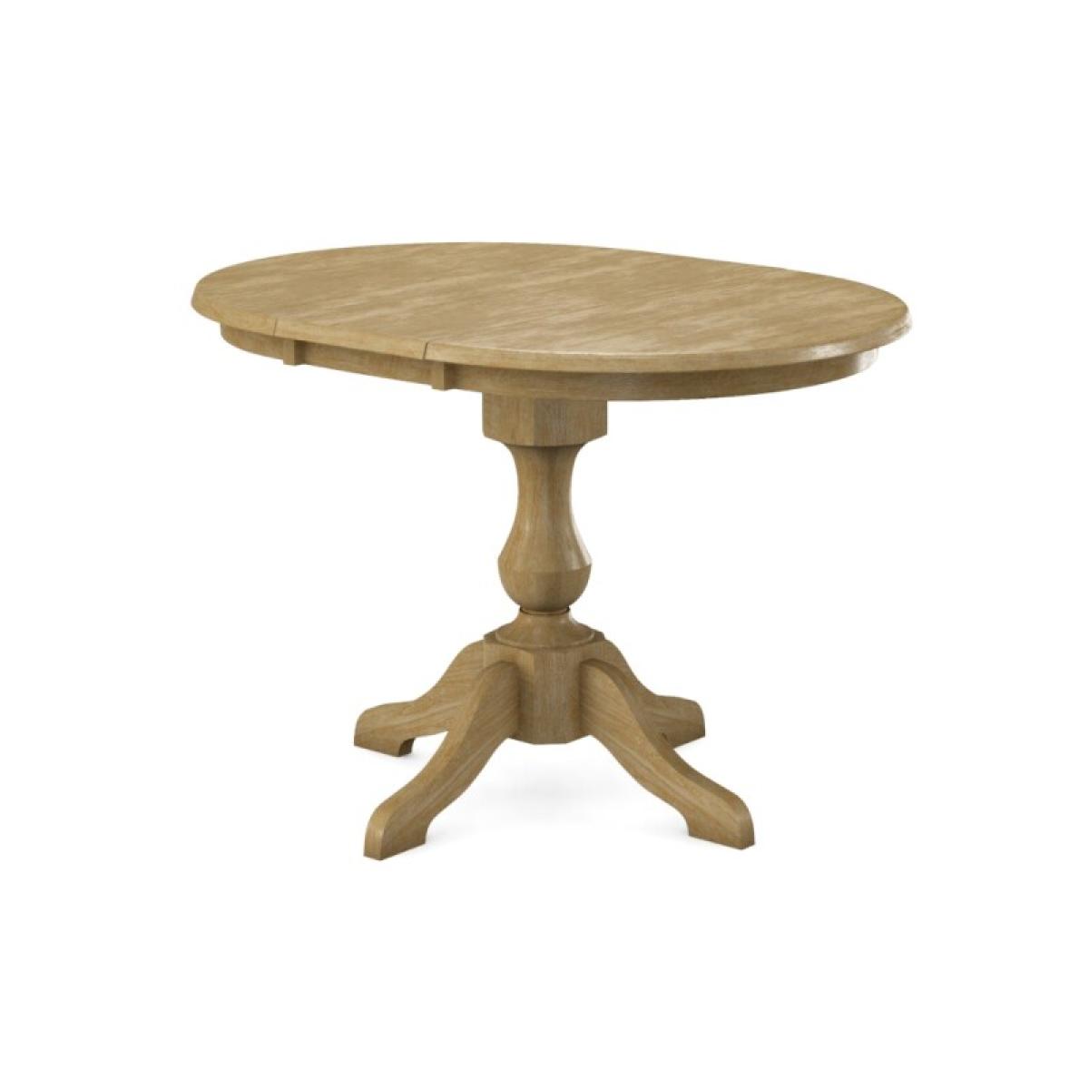 Build Your Own Pedestal Table w/ 36 x 48" Extension Tabletop w/Half Bullnose Edge - Image 27