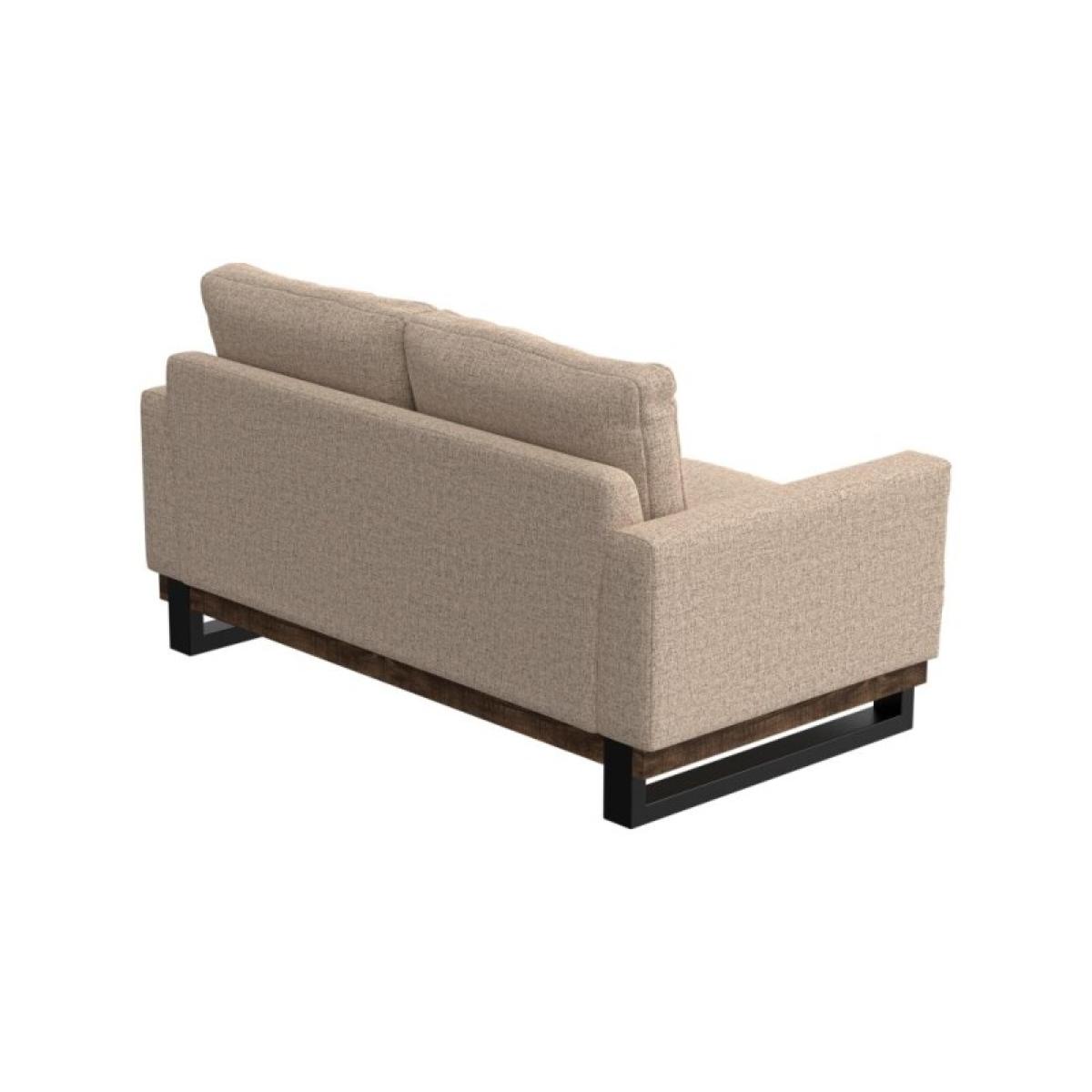 Metal & Wood Base, Loveseat - Blackburn - Image 4