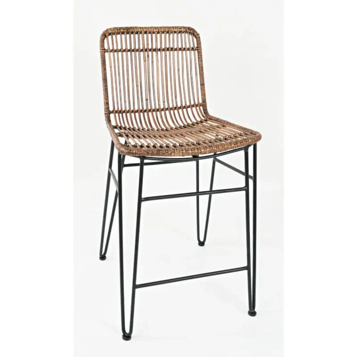 Weaver Rattan Hairpin Counter Stool - Image 4