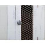 1 Metal Mesh Door Chairside Table - Pueblo - Image 9