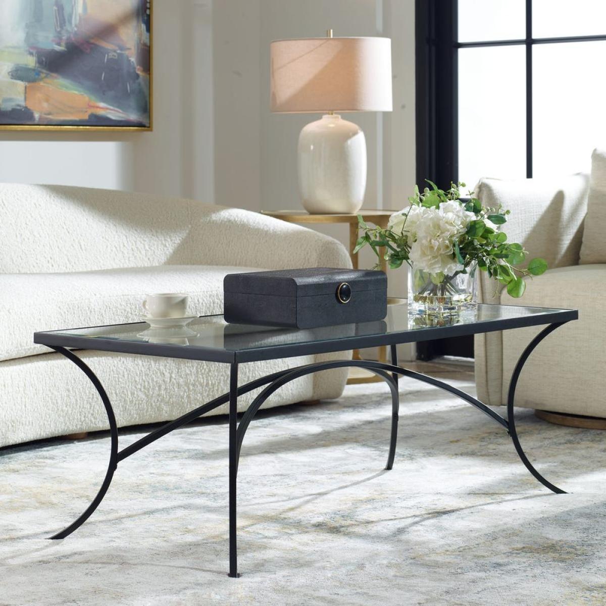 Alayna Coffee Table, Black - Image 4