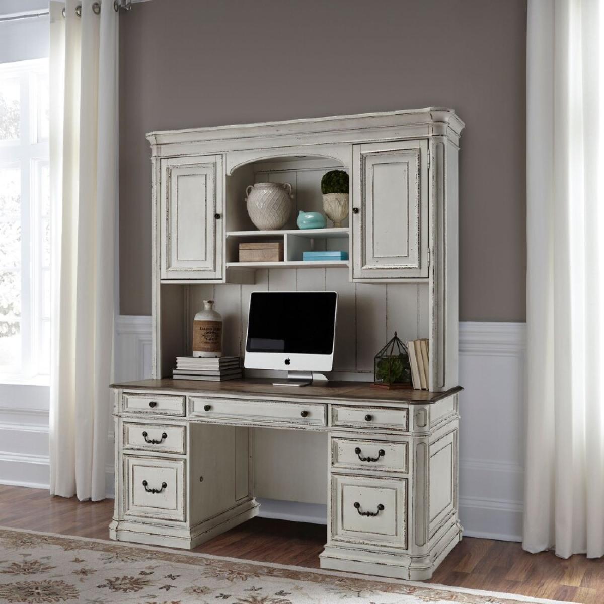 Magnolia Manor Complete 5 Piece Desk - Image 9