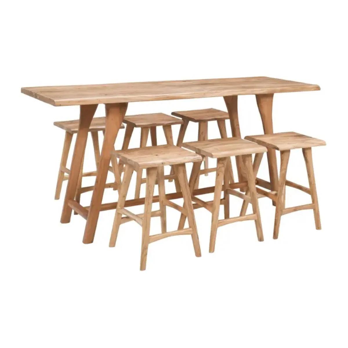 Sedona Wood Stool 2 Per Carton - Image 3