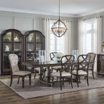 Providence Park Alt 7 Piece Trestle Table Set