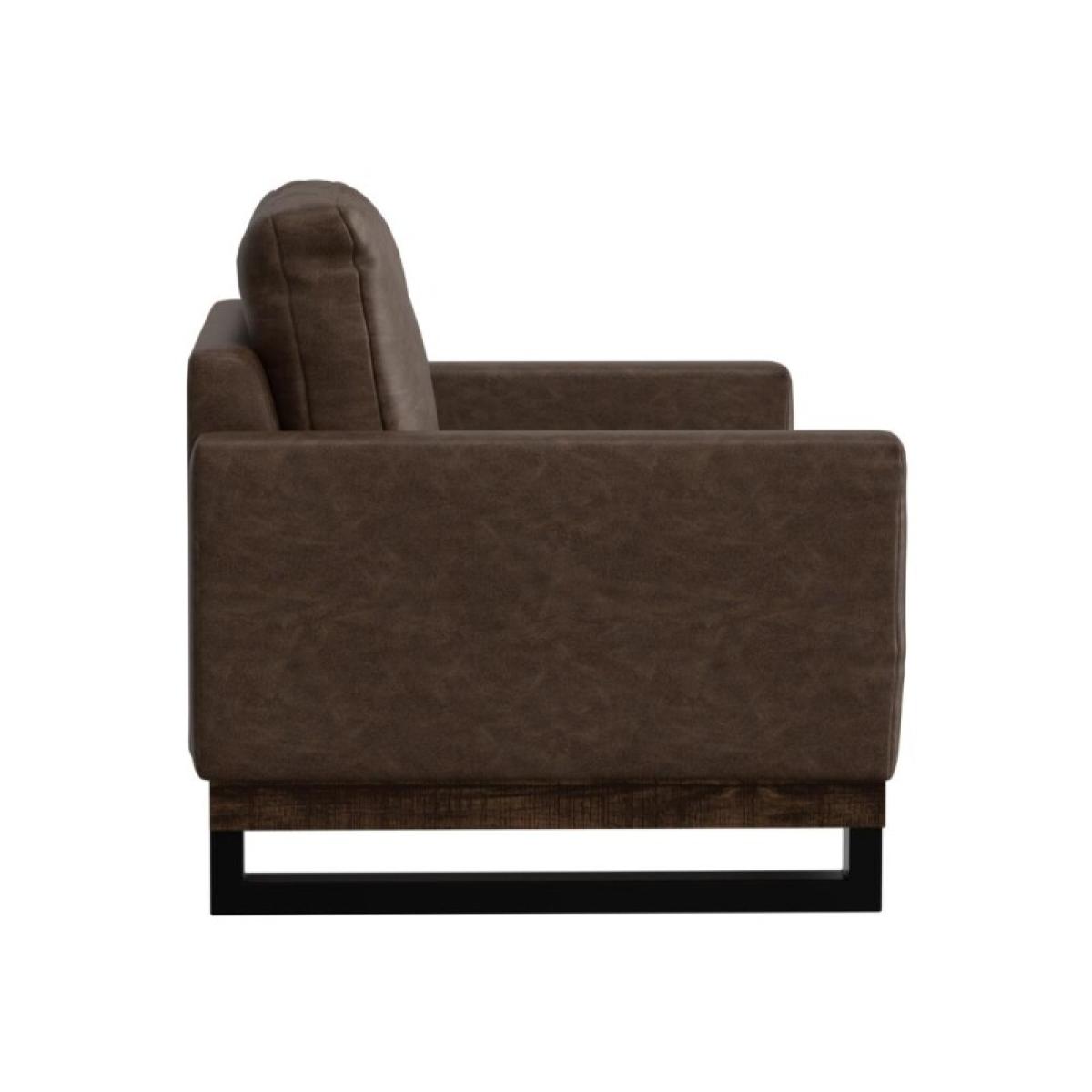 Metal & Wood Base, Loveseat - Blackburn - Image 4