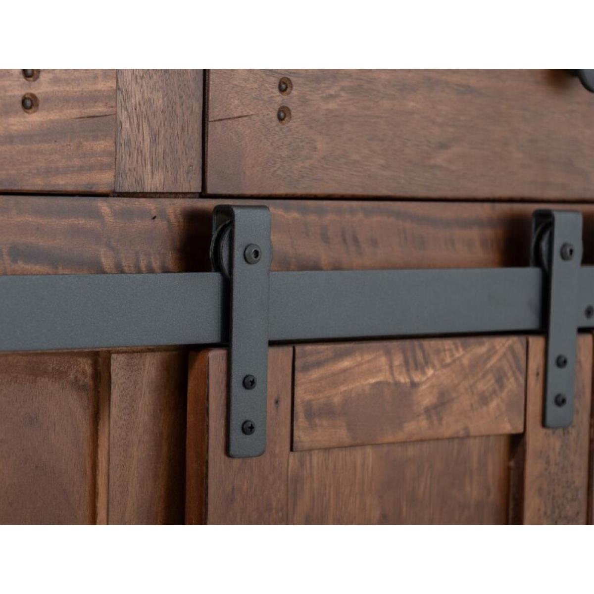 3 Drawer 4 Doors 2 Sliding Doors Wood Island - Parota - Image 9