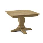 Build Your Own Pedestal Table w/42" Square Top w. Reverse Bevel Edge - Image 3