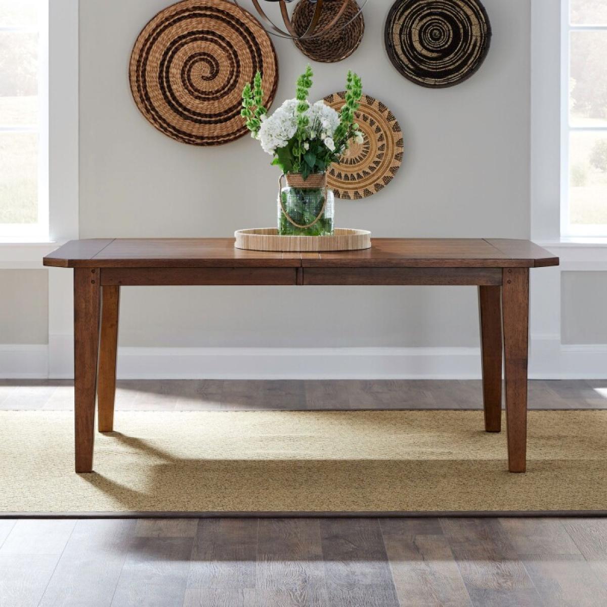 Hearthstone Ridge Rectangular Leg Table - Image 3