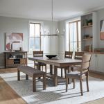 Brook Bay Optional 6 Piece Trestle Table Set