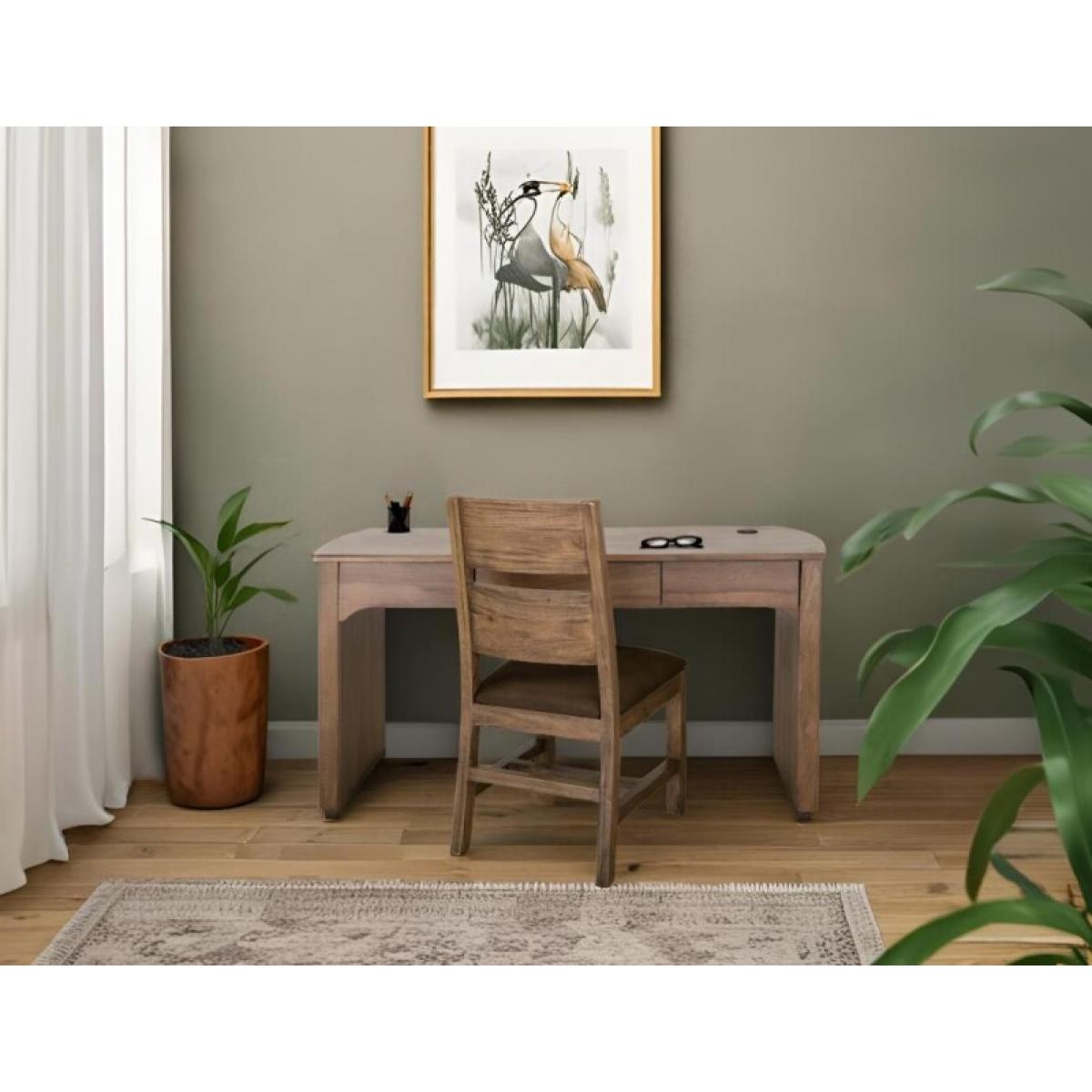 3 Drawer, Desk - Mezquite - Image 4