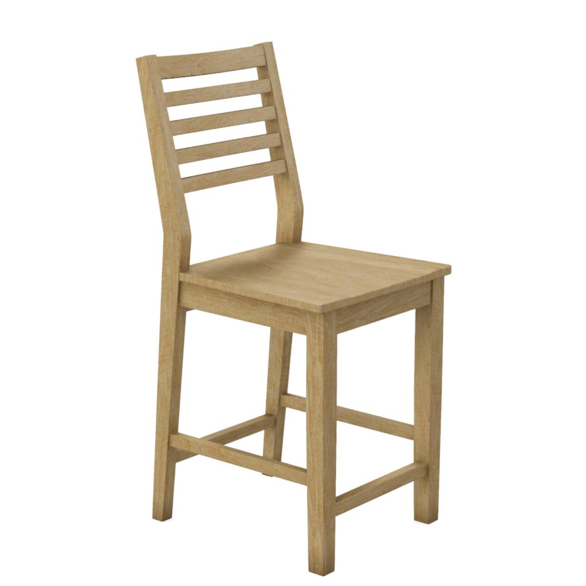 24" Aspen Ladder Back Counter Stool - Image 36