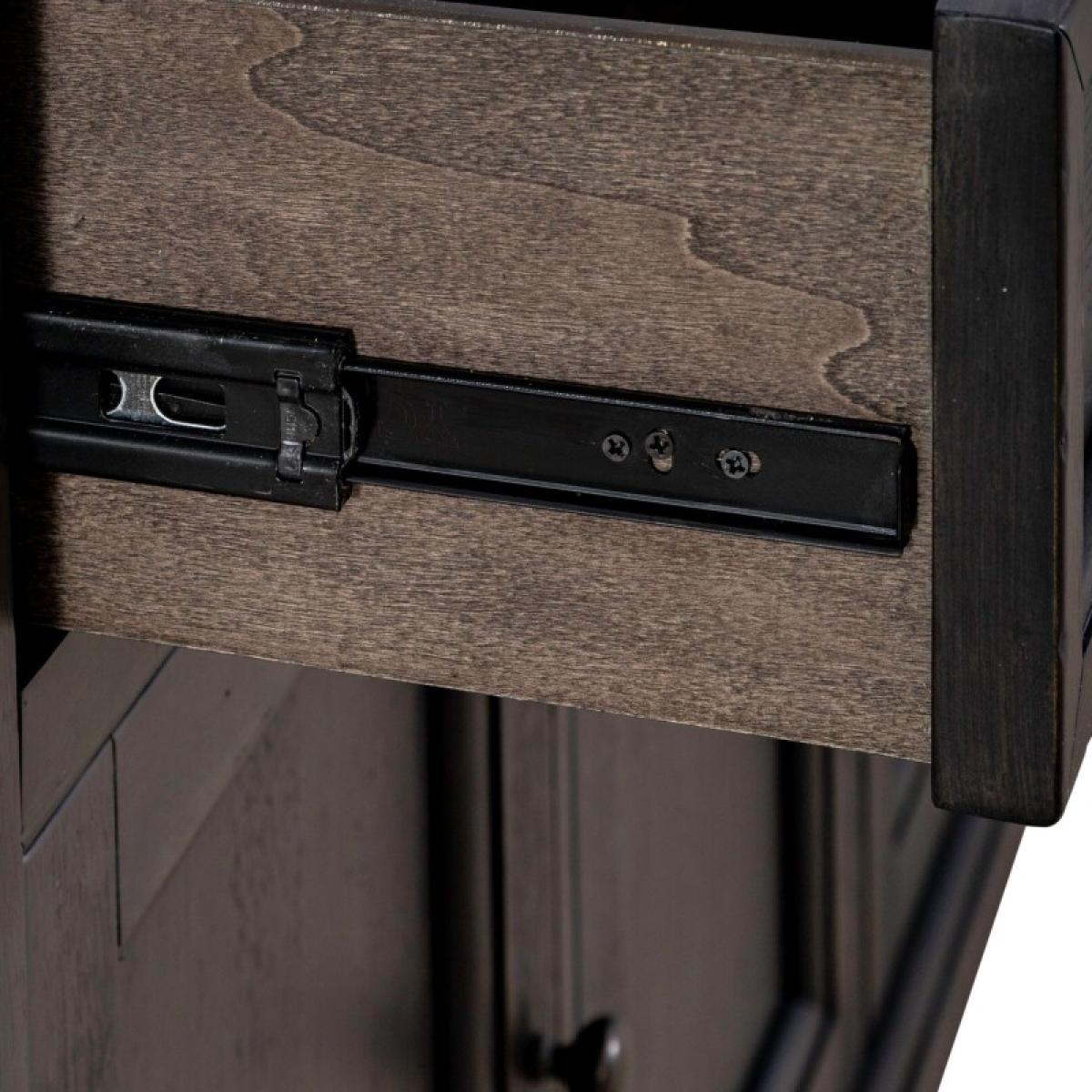 Americana Farmhouse Hall Buffet- Black - Image 10