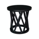 Home Accents - Ceylon Round End Table in Black - Image 4