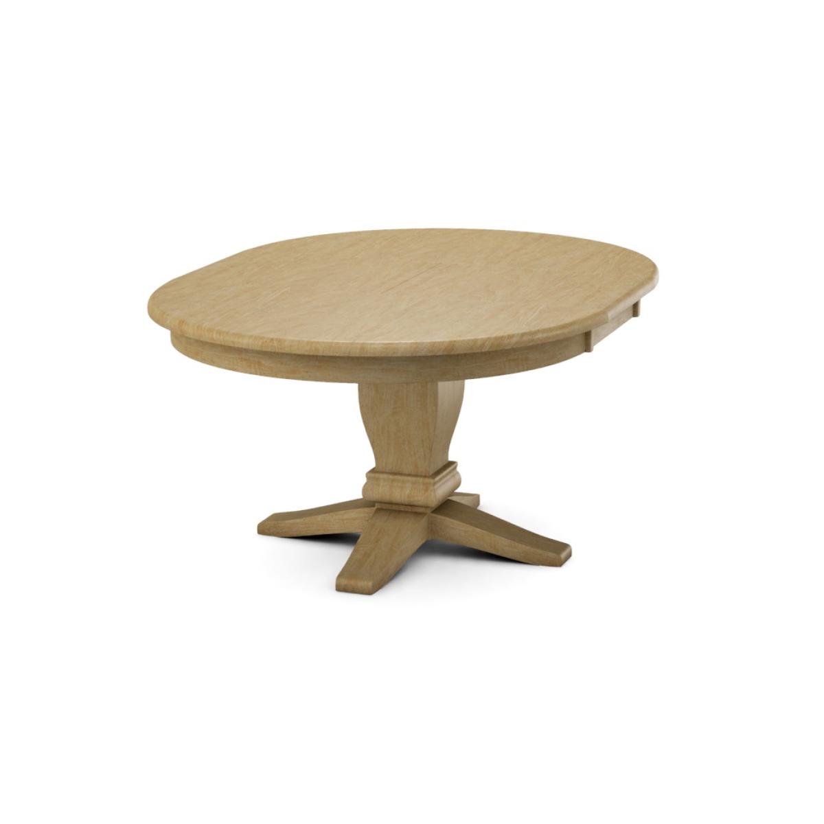 Build Your Own Pedestal Table w/ 48" x 66" Butterfly Leaf Extension Tabletop w/Half Bullnose Edge - Image 30
