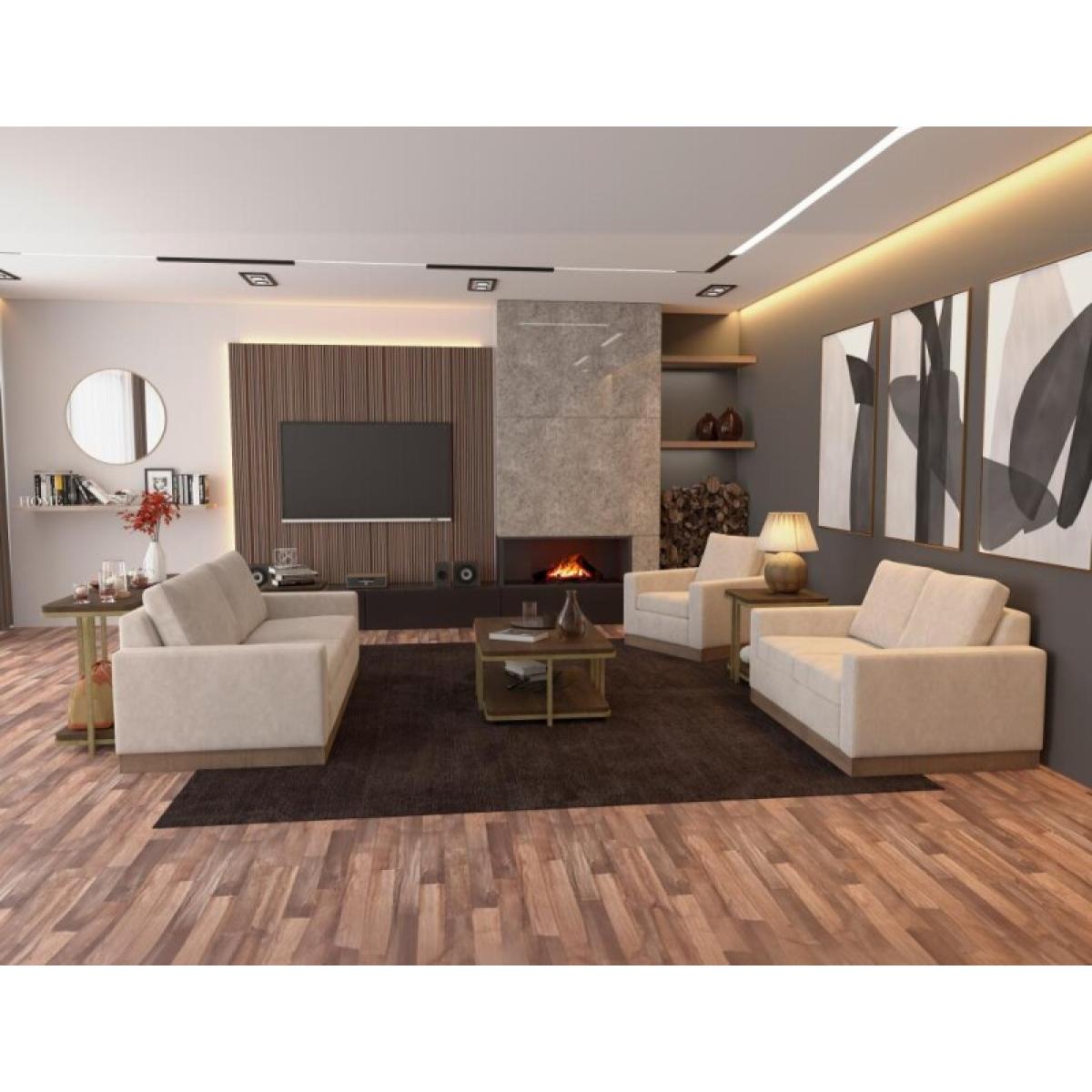 Wooden Frame & Base, Sofa - Georgia - Image 3