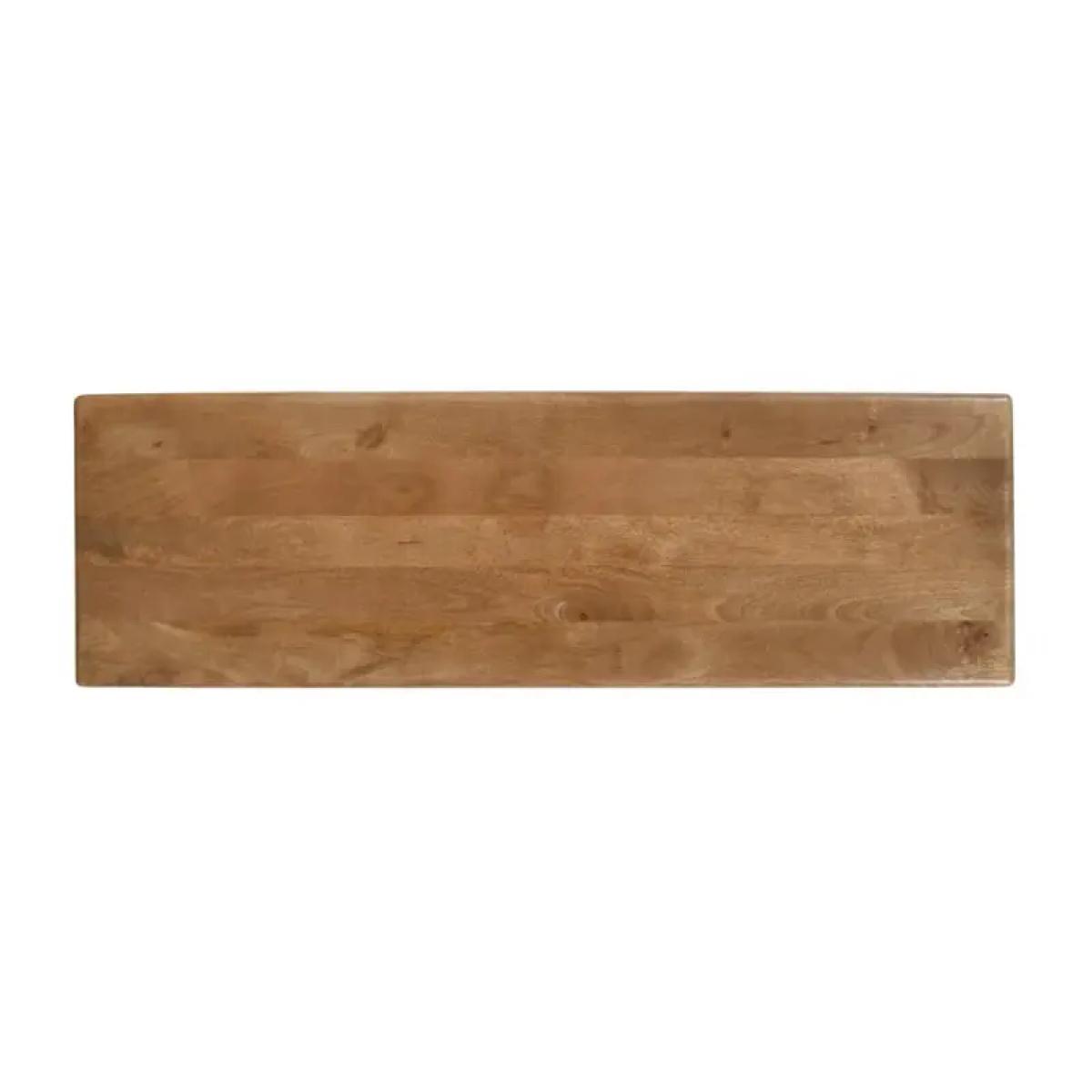 Burke Solid Wood Slab Bench - Image 7