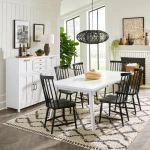 Capeside Cottage 7 Piece Rectangular Table Set