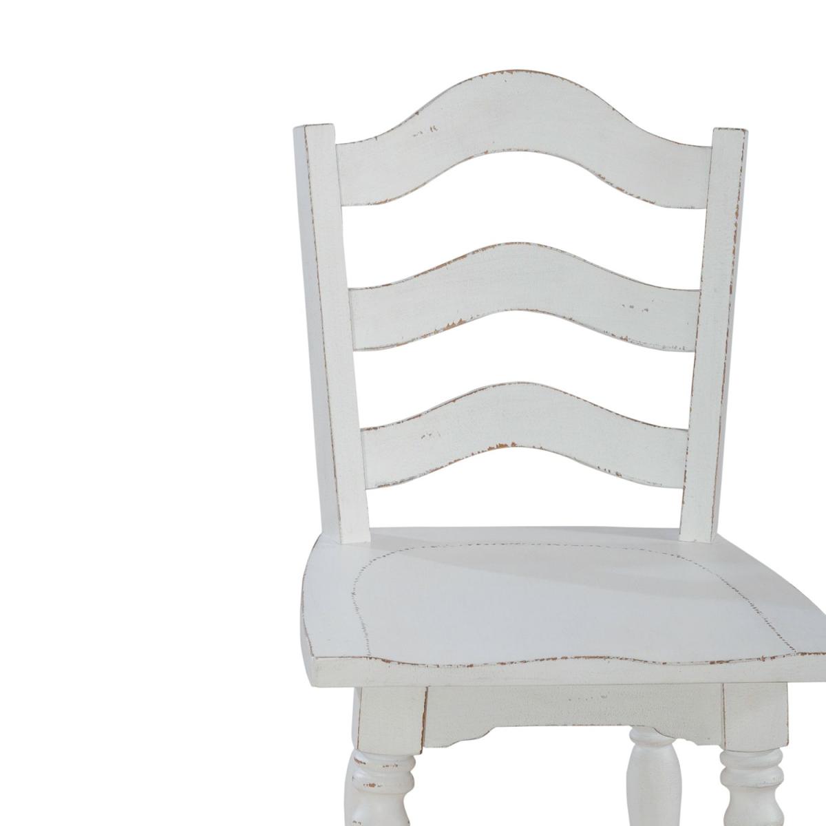 Magnolia Manor Ladderback Swivel Bar Stool - Image 7