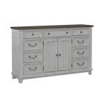 River Place 2 Door 9 Drawer Dresser - Image 3