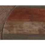 Antique Multicolor, Bistro Table Barrel Shaped with Shelves - Antique - Image 8