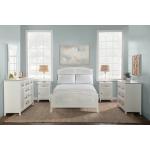 Tykes Bedroom - Chalk & White High Tide Arch Full Bed - BD128-1202FF