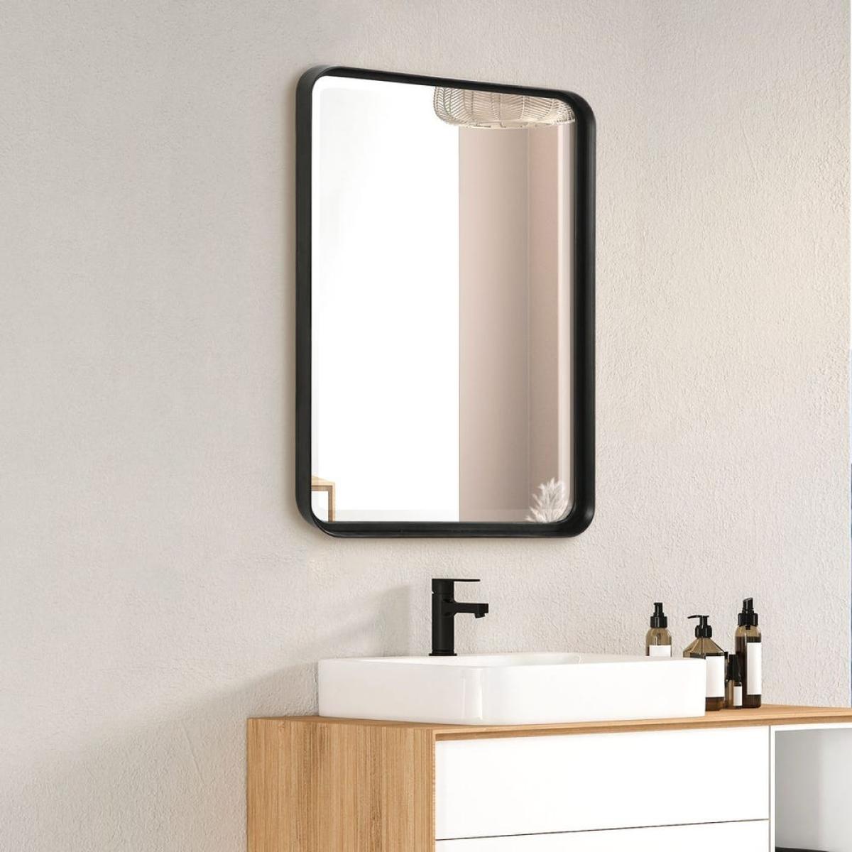 Crofton Vanity Mirror, Black - Image 5