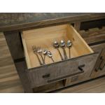 2 Drawer 2 Doors Bar - Loft Brown - Image 7