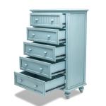 Monaco Bleu 5 Drawer Chest - Image 6