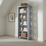 Trellis Lane Accent Bookcase- Grey