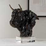 Bison Bust, Sculpture - Image 7