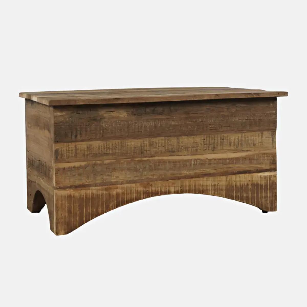 643f29bfada514fe6765c839bf14c8b5 Reclamation Salvaged Wood Storage Chest - Image 1