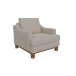 Wooden Frame & Base, Armchair - Olimpia