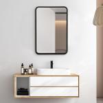 Crofton Vanity Mirror, Black - Image 4