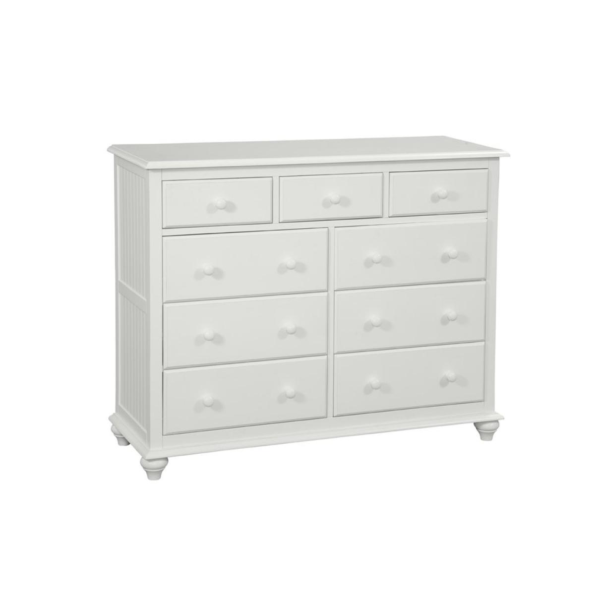 65060a5125033402ffd1a26e9a6fceb5 Cottage 9 Drawer Dresser in White - Image 1