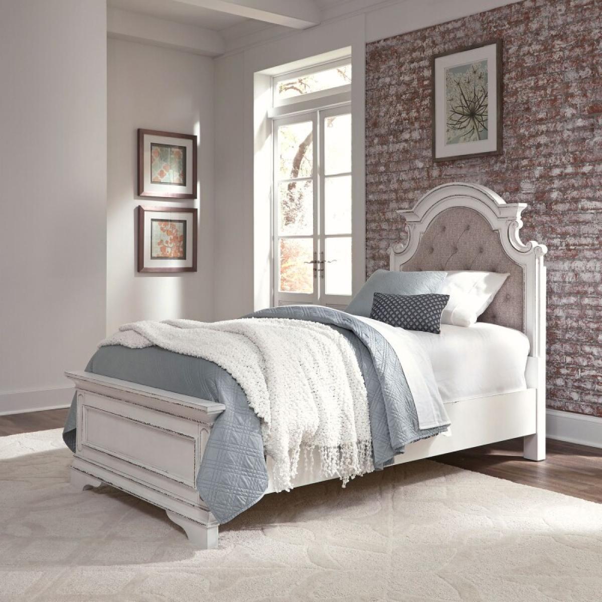 Magnolia Manor Twin Upholstered Bed - Image 2