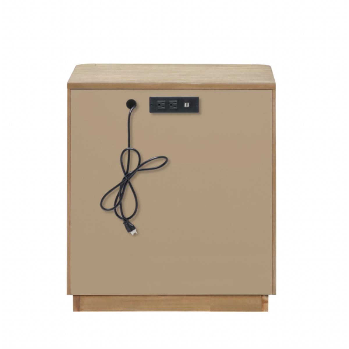 Hyde Park 2 Drawer Electrified Nightstand - Image 6