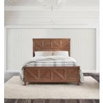 Farmhouse Chic Rustic Queen Bed in Bourbon