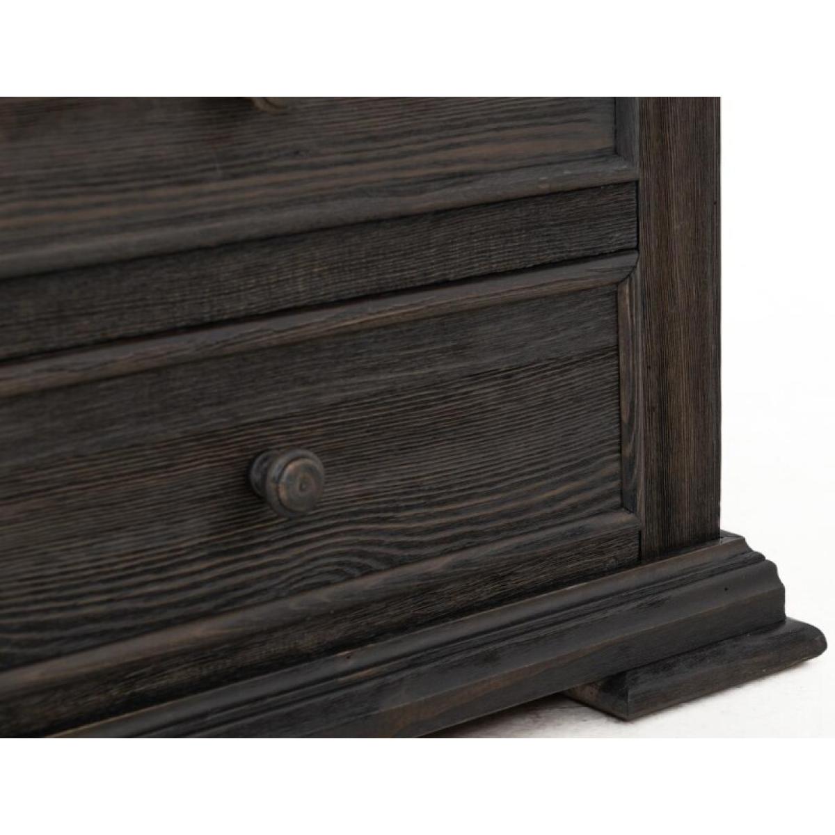 3 Drawer, Nightstand - Terra Dark - Image 7