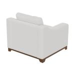 Wooden Frame & Base, Armchair - Natural Parota - Image 4