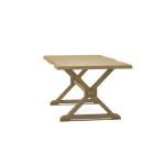 Farmhouse Live Edge Table Top w/ Farmhouse Trestle Base - T-3872TB - Image 31