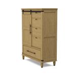 Farmhouse Chic Sliding Door Chest - Image 11