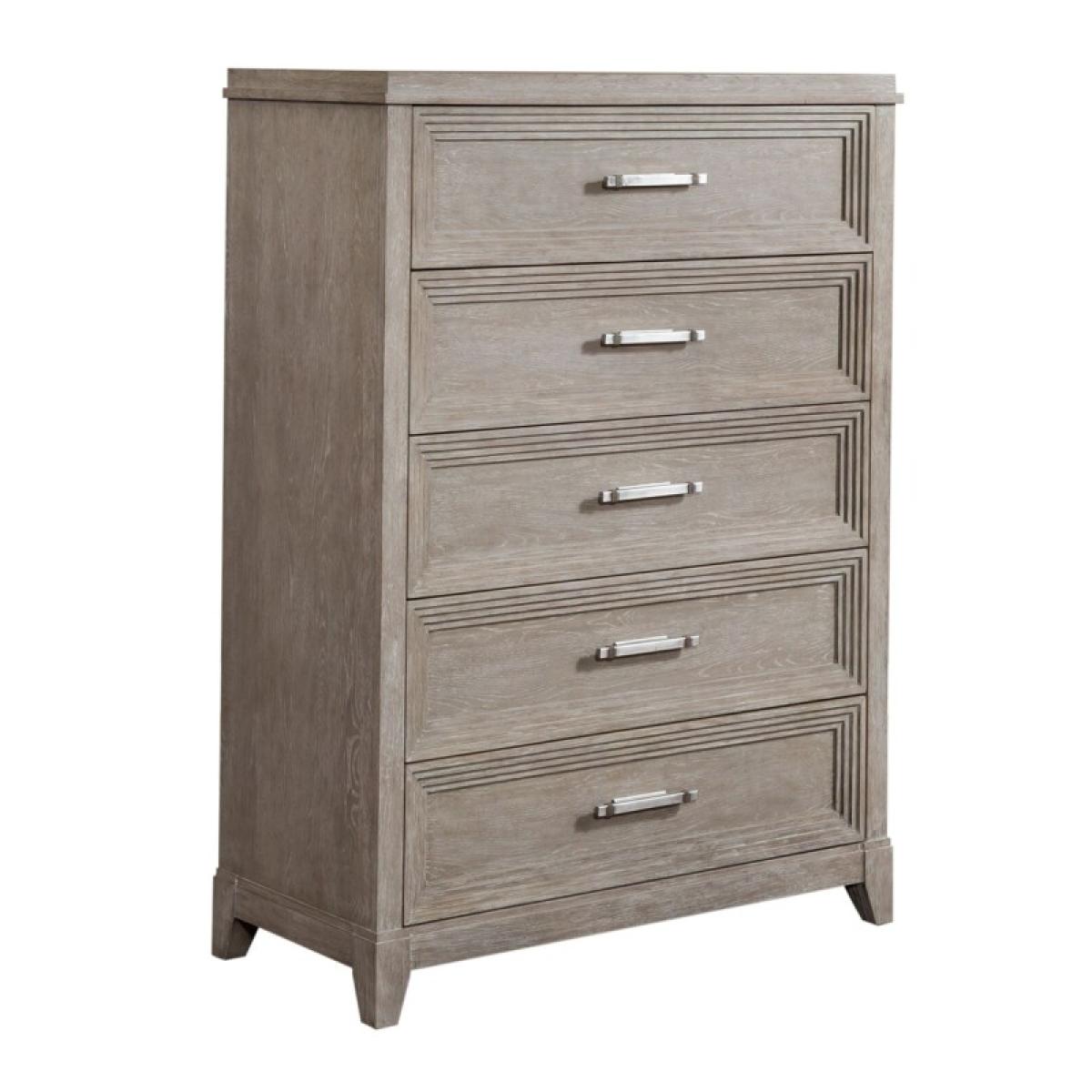 Belmar King Uph Bed, Dresser & Mirror, Chest, Night Stand - Image 5
