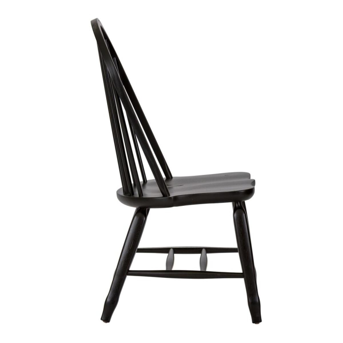 Treasures Bow Back Side Chair - Black - Image 6