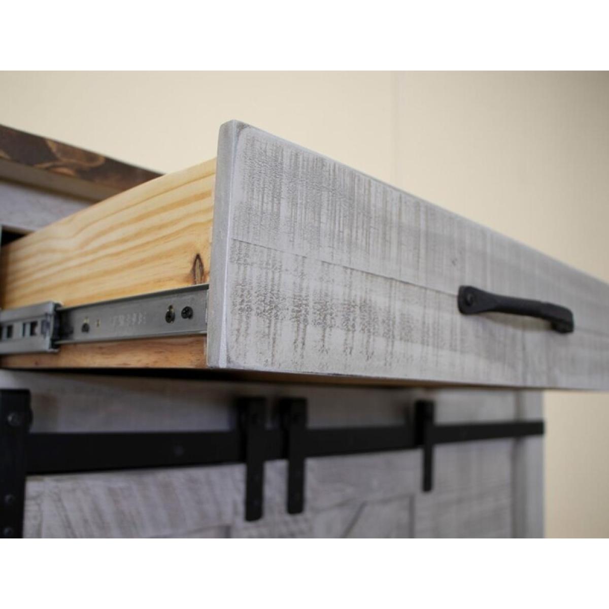 3 Drawer 6 Door Kitchen Island - Pueblo - Image 6