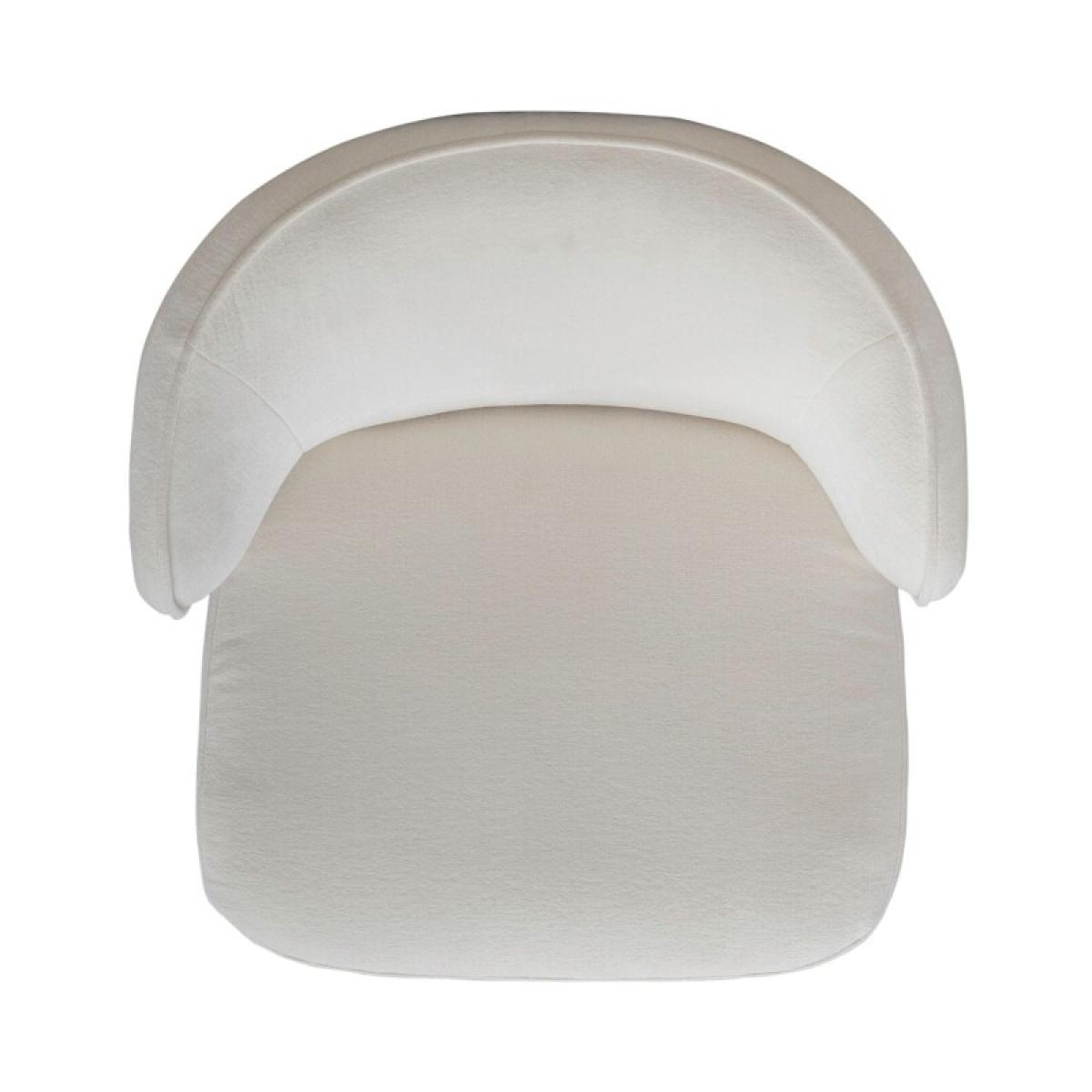 Accent Dining Chair w/ Casters - Ivory - Image 9