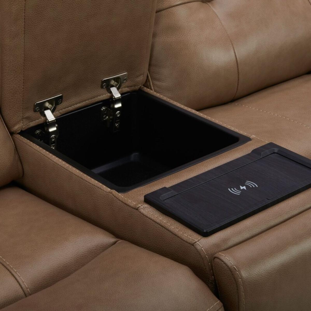 Carrington Loveseat w/Console P3 & ZG - York Sand - Image 13