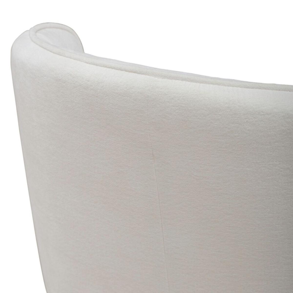 Accent Dining Chair w/ Casters - Ivory - Image 10