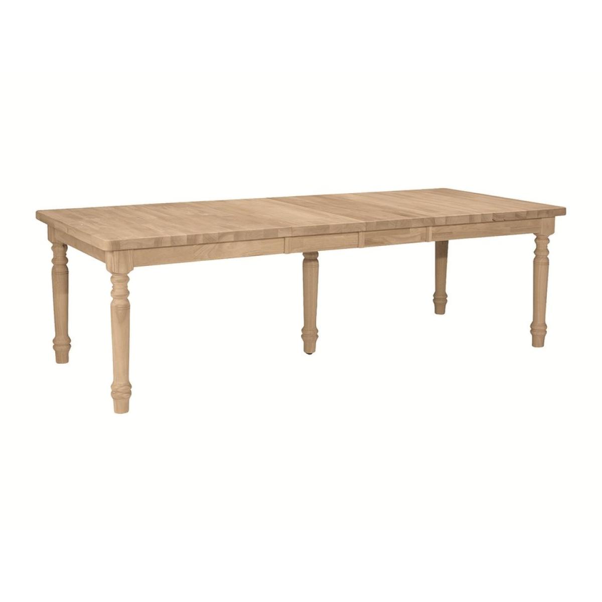 67a690d474f33c8c7d682749ac4f419b Farmhouse Solid Thick Table Top w/ Turned Legs (Set of 5) - T-51B - Image 1