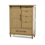 Farmhouse Chic Sliding Door Chest - Image 7